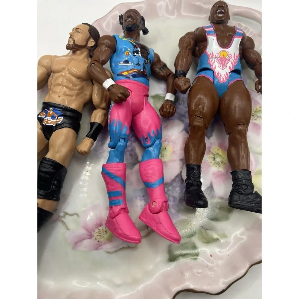 WWE The New Day Mixed Lot of 3 Wrestling Action Figures‎